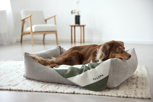PALOPA - Ida dog blanket - Dark Green M