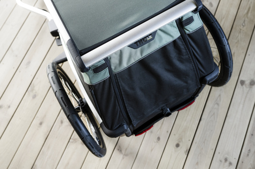 Przyczepka rowerowa dla psa - Thule Bexey L do 45 kg - Haze green