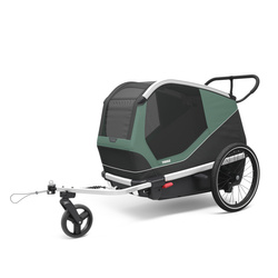 Przyczepka rowerowa dla psa - Thule Bexey L do 45 kg - Haze green